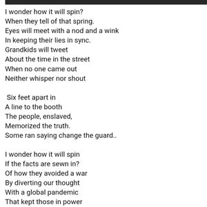 HANDWRITTEN Poem featured in PS, It's Still Poetry, Signed byJohnRockk